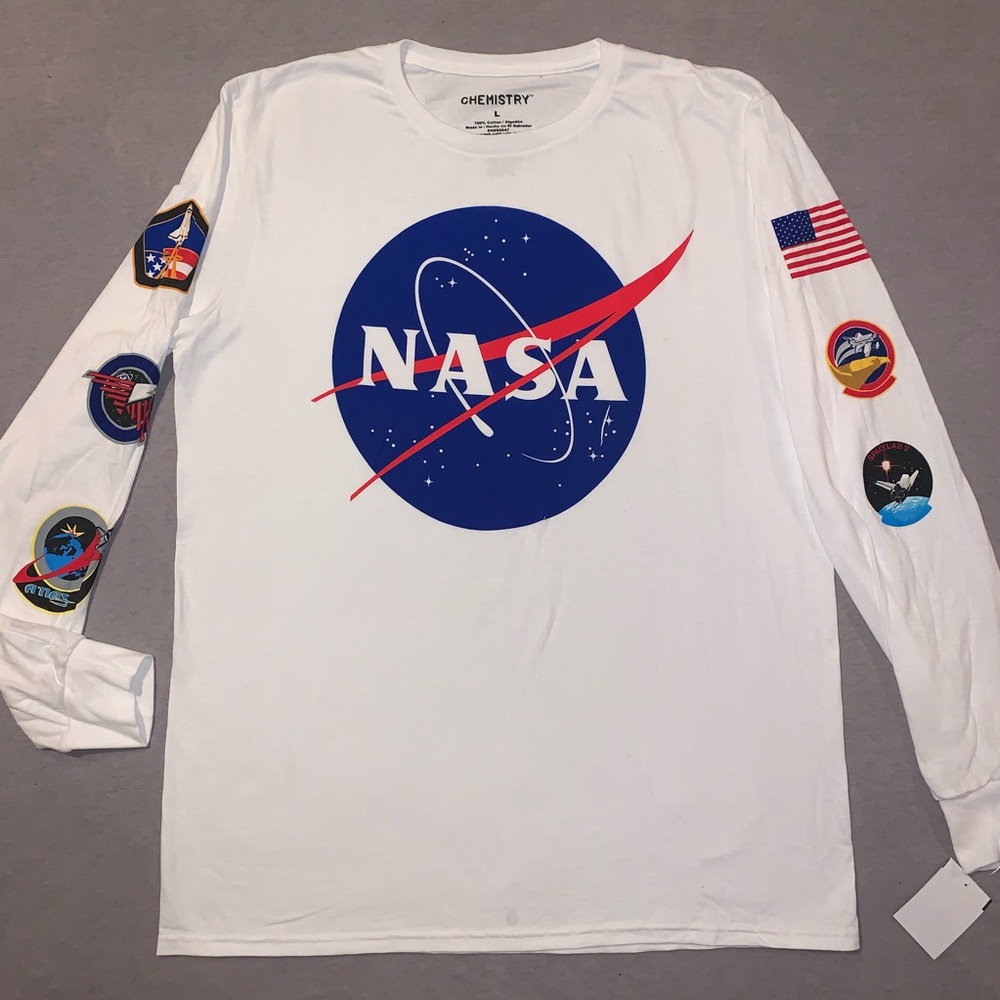 Chemistry NASA long sleeve graphic tee